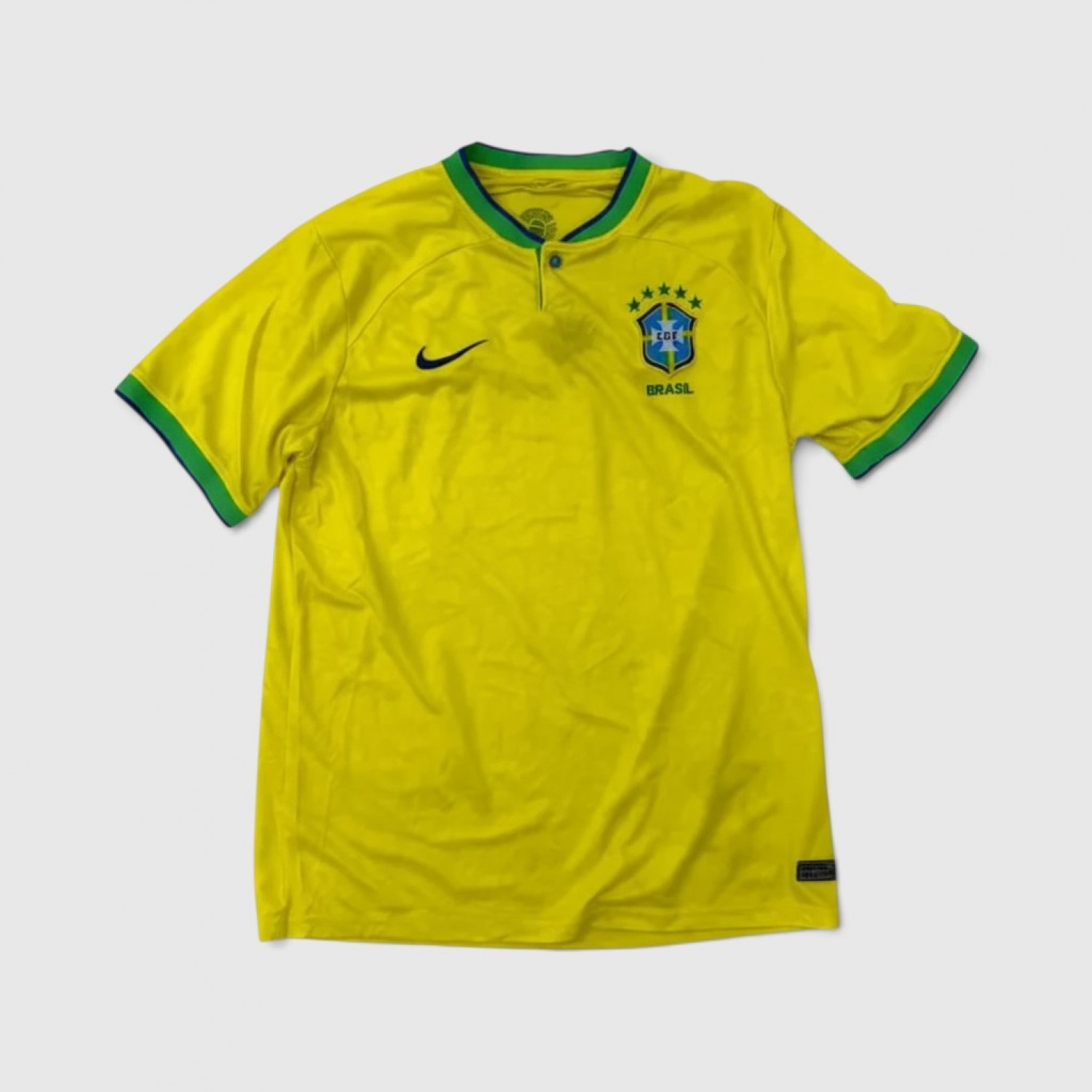 Nike Brazil Home Ποδοσφαιρική Φανέλα Κίτρινη / Pre-Owned